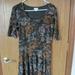 Lularoe Dresses | Lularoe Women's Pretty Floral Dress: Medium | Color: Brown/Orange | Size: M