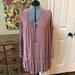 Free People Dresses | Free People Crepe Dress Boho Small | Color: Pink | Size: S