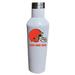 White Cleveland Browns 17oz. Personalized Infinity Stainless Steel Water Bottle