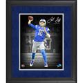 Jared Goff Detroit Lions Facsimile Signature Framed 11" x 14" Spotlight Photograph