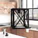 Trent Austin Design® Ainsworth 1 - Light Single Square/Rectangle Pendant w/ Glass Accents Glass in Black | 12.6 H x 7.87 W x 7.87 D in | Wayfair