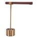 Kippy Table Lamp Brown & Brass - Zuo Modern 56139