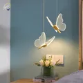 Plafonnier LED suspendu en forme de papillon design nordique moderne éclairage d'intérieur