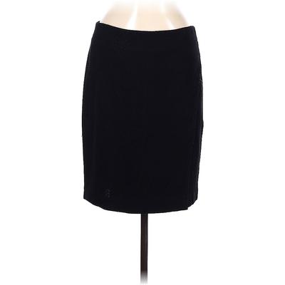 DKNY Casual Skirt: Black Solid Bottoms - Women's Size 6