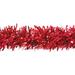25' Red Twist Shiny Tinsel Christmas Garland - Unlit