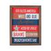 Patriotic Religious Phrases Wall Sign, Fourth of July, Home Decor, Wall Decor, 1 Piece