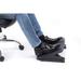 Mount-It! Ergonomic Footrest Adjustable Angle and Height for Under Desk Support 18"x14" | Black | MI-7804