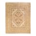 Overton Hand Knotted Wool Vintage Inspired Traditional Mogul Ivory Area Rug - 8' 2" x 10' 3"