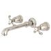 French Country 3-Hole Wall Mount Roman Tub Faucet