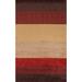 Contemporary Striped Gabbeh Oriental Wool Area Rug Handmade Carpet - 6'5" x 9'8"