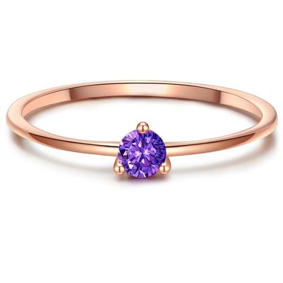 Glanzstücke München Ring Sterling Silber Zirkonia in Roségold 58 Damen Image