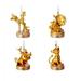 Disney Holiday | New Disney Fab 50th Anniversary Ornament Set Disney's Animal Kingdom | Color: Gold | Size: Os