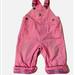 Carhartt Bottoms | Carhartt Baby Girl Overalls Pink 12 Months Plaid Flannel Lined Warm | Color: Pink | Size: 12mb