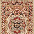 Phoenix Hand-Hooked Wool Area Rug - Ivory/Rust, 8'9" x 11'9" - Frontgate