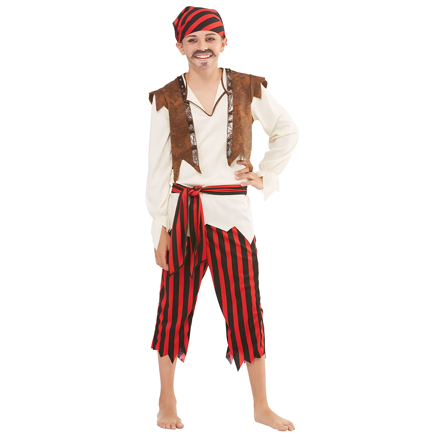 buttinette Costume de pirate "Little Ed" pour enfants
