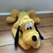 Disney Toys | 18in Like New Authentic Original Disney Pluto Plush- Silky Soft | Color: Tan/Brown | Size: Osbb