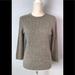 J. Crew Sweaters | J Crew Cable Knit Cashmere Blend Shimmer Sweater | Color: Gray | Size: M