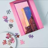 Anthropologie Games | Dreamscape Puzzle In Puzzle 508 Pieces Jigsaw Areaware Anthropologie Pink | Color: Pink | Size: 508