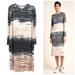 Anthropologie Dresses | Anthropologie Trina Tie-Dye Midi | Color: Cream/Gray | Size: Xs