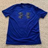 Under Armour Shirts & Tops | Boys Under Armour Tee | Color: Blue/Gray | Size: Boys Youth Xl
