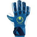 UHLSPORT Herren Handschuhe Herren Torwarthandschuhe Hyper Act Supersoft, Größe 10 in Blau/Weiß/Gelb