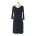 White House Black Market Casual Dress - Sheath: Black Solid Dresses - Used - Size Small