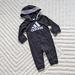 Adidas One Pieces | Adidas Coverall Jumpsuit Baby | Color: Black/White | Size: 9-12mb