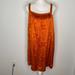 Anthropologie Dresses | Anthropologie Lilka Silk Shift Dress 100% Silk Medium | Color: Orange/Red | Size: M