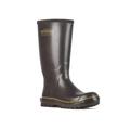 Dryshod Mudslinger Hi Premium Rubber Farm Boot - Men's Midnight Brown/Honey 8 MUD-MH-BR-008