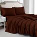 Everly Quinn Emilia Rose Collection Luxury & Silky 4-Piece Sheet Set - 6 Colors Silk/Satin in Brown | Full | Wayfair