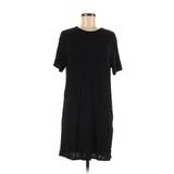 PrettyLittleThing Casual Dress - Shift: Black Solid Dresses - Women's Size 8