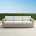 Palermo Sofa with Cushions in Dove Finish - Snow with Logic Bone Piping, Standard - Frontgate