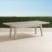 Palermo Glass-overlay Dining Table in Dove Finish - Frontgate