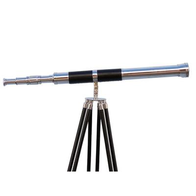 Admirals Floor Standing Chrome with Leather Telescope - 60