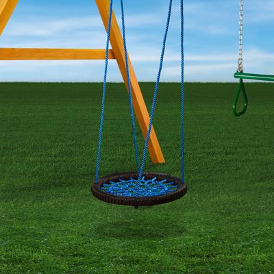 Gorilla Playsets Round Orbit Swing with Nylon Ropes