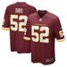 Men's Nike Jamin Davis Burgundy Washington Football Team Game Jersey