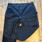 Carhartt Jeans | Carhartt B13 Hdk Heritage Dark Wash Dungaree Fit Utility Work Jeans Men’s 48x30 | Color: Blue | Size: 48x30