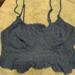 Free People Tops | Free People Intimately Size Small Blue Lace Camisole With Adjustable Straps | Color: Blue | Size: S