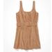 American Eagle Outfitters Dresses | American Eagle Tan Corduroy Belted Mini Dress Sz. M - Nwt | Color: Cream/Tan | Size: M