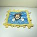 Disney Other | Disney Parks Mickey Mouse Plush Blue Yellow Baby Crinkle Tabs Lovey Security Tag | Color: Blue/Yellow | Size: Osbb