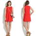 Madewell Dresses | Madewell Afternoon Fit & Flare Pocket Dress Red S | Color: Red | Size: S