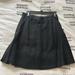 Coach Skirts | Black Coach Skirt With Leather Trim | Color: Black | Size: 2