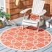 Brown/White 63 x 0.25 in Area Rug - Highland Dunes Dirks Geometric Brown/Tan Indoor/Outdoor Area Rug, Polypropylene | 63 W x 0.25 D in | Wayfair