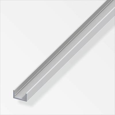 Alfer - U-Profil 10 x 16 x 2000 mm silber Profil Aluminiumprofil u Schiene Image