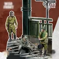 Figurine GK en résine 1/35 kit non assemblé et non peint