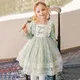 Robe de princesse de style français pour enfants et adolescentes robe à fleurs pour enfants