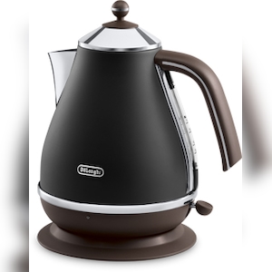 DeLonghi De’Longhi KBOV 2001.BK Wasserkocher 1,7 l 2000 W Schwarz, Braun Image