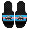 Men's ISlide Black NASCAR 2022 Daytona 500 Stripe Slide Sandals