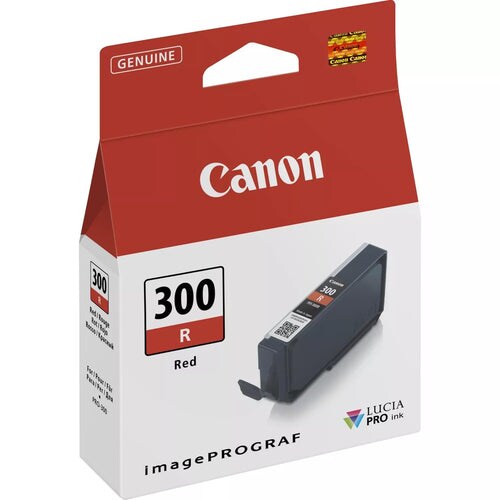 Canon Original PFI-300R Druckerpatrone - rot (4199C001) Image