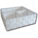 UrbanDesign 4 Piece Fabric Basket Set Fabric in White | 4 H x 11 W x 11 D in | Wayfair UD-1441White
